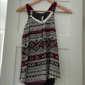Tribal Print Tank Top